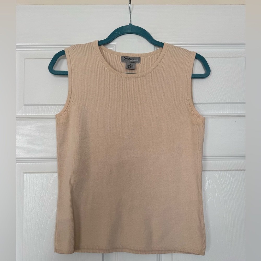 Designers Originals Beige Sleeveless Top